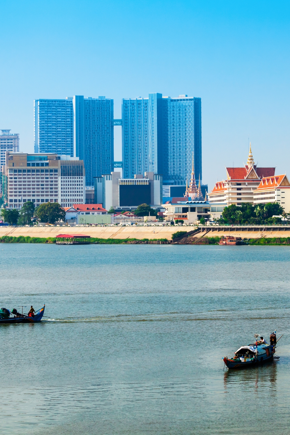 Mekong and Tonle Sap Riverfront - Urban Waterscape